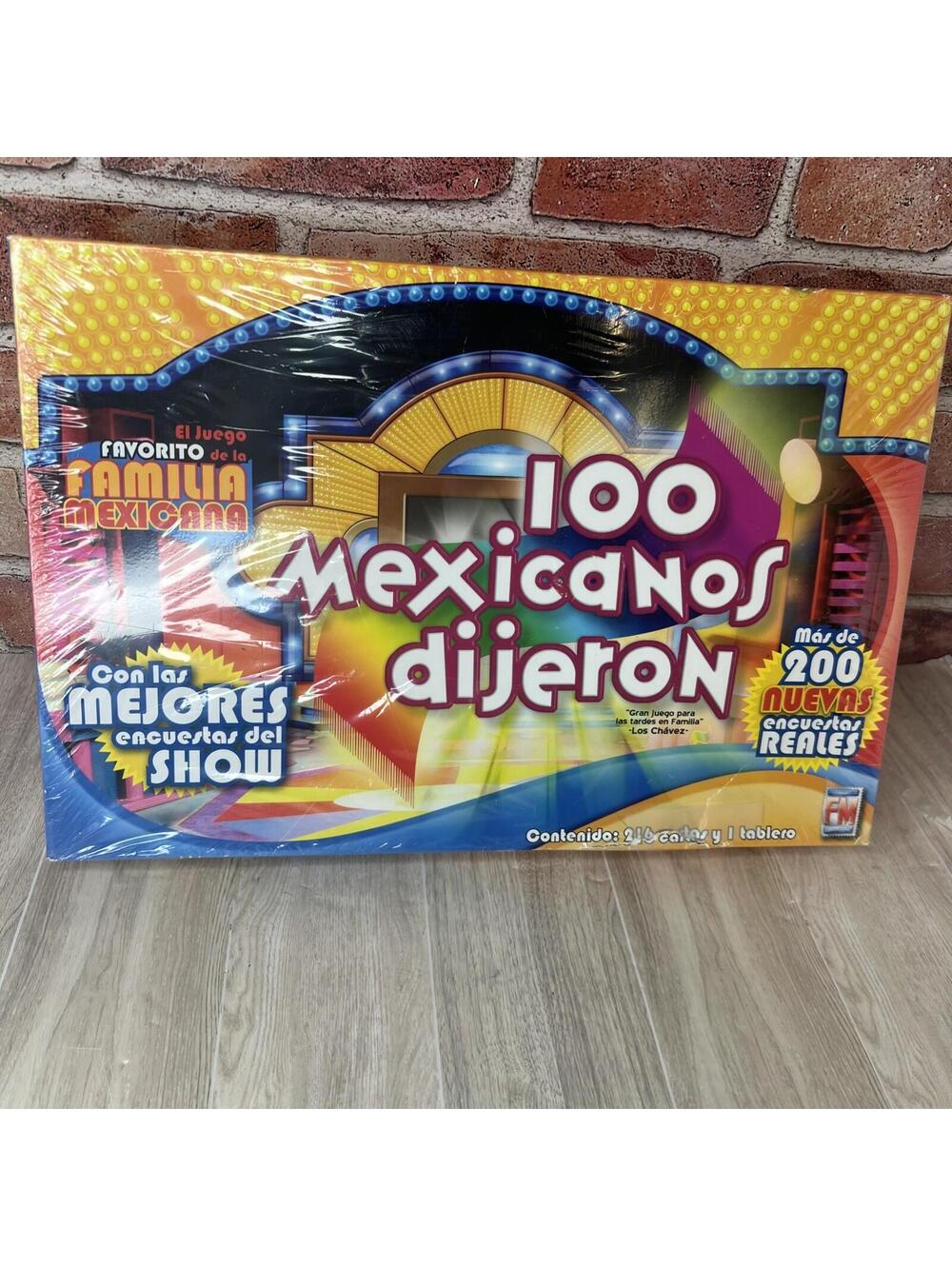 100 Mexicanos Dijeron Board Game (Spanish Edition) Juego de Mesa en Español